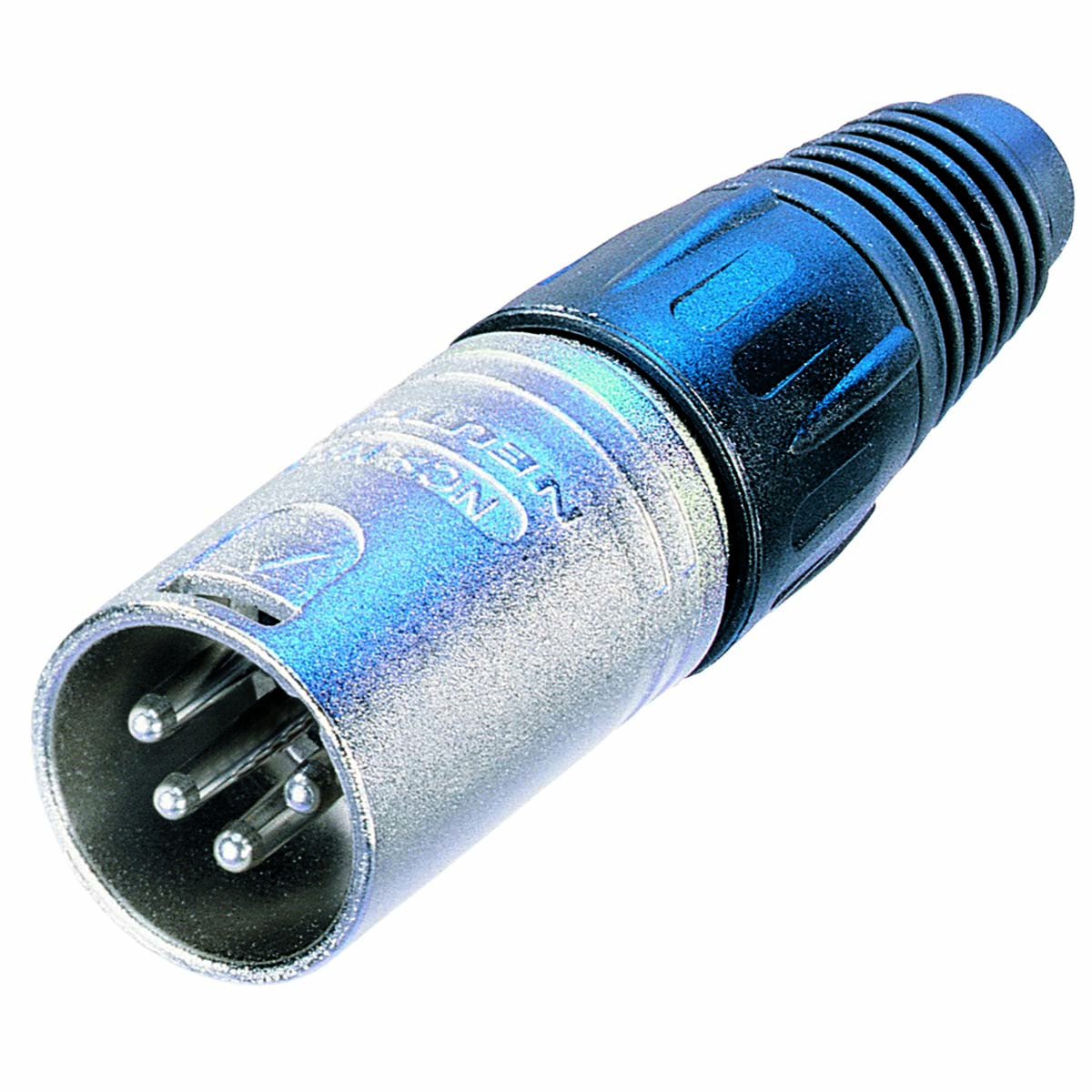 NEUTRIK XLR 4 Pin Male Connector Silver Finish