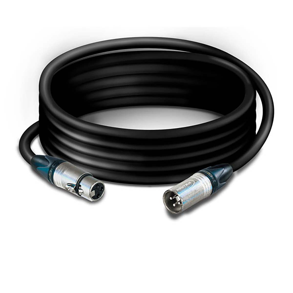 Cable de Altavoz XLR 3-pin Macho - Hembra 3.00 m Negro