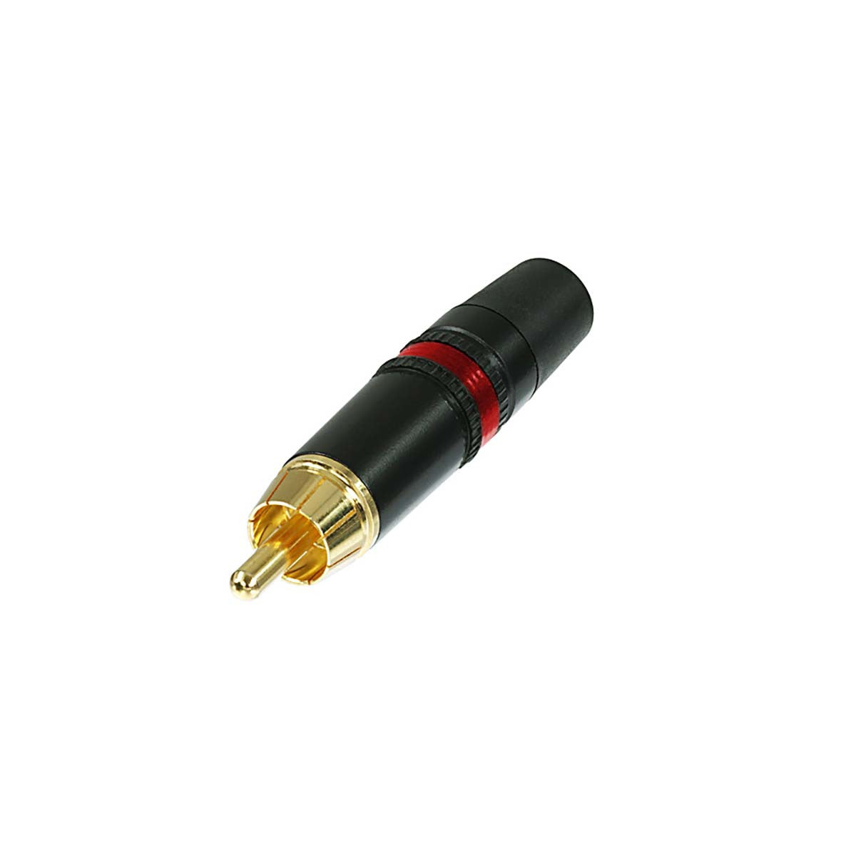 RCA Male Connector Red Metal Audio Connectors