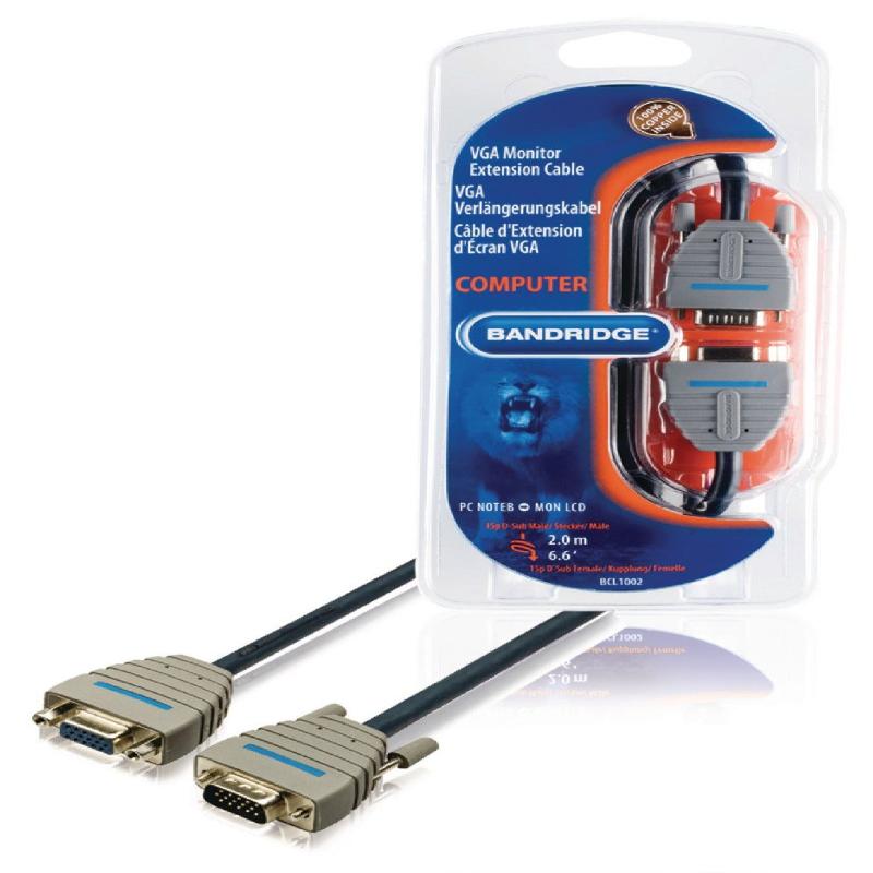 VGA Monitor Extension Cable 2.0m