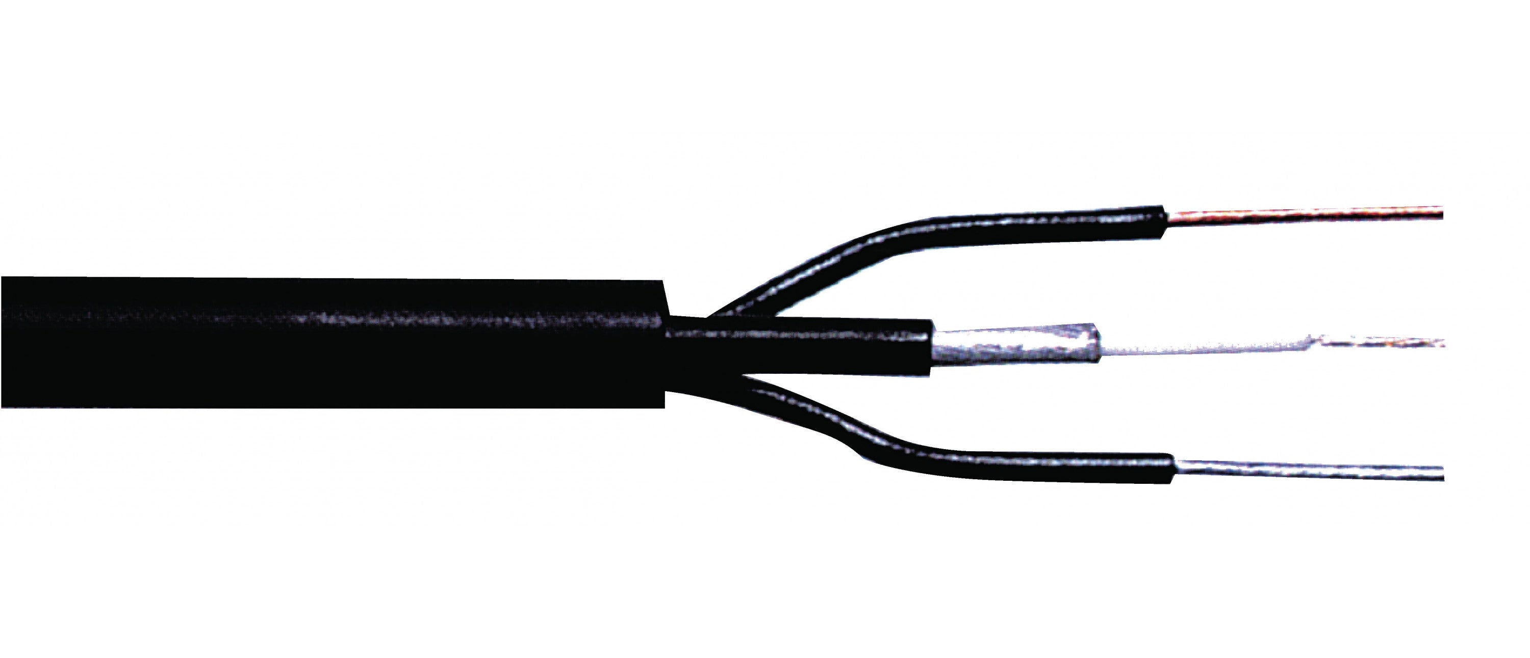 Cable de Vídeo 1 x 75 Ohm + 2 0.50 mm2