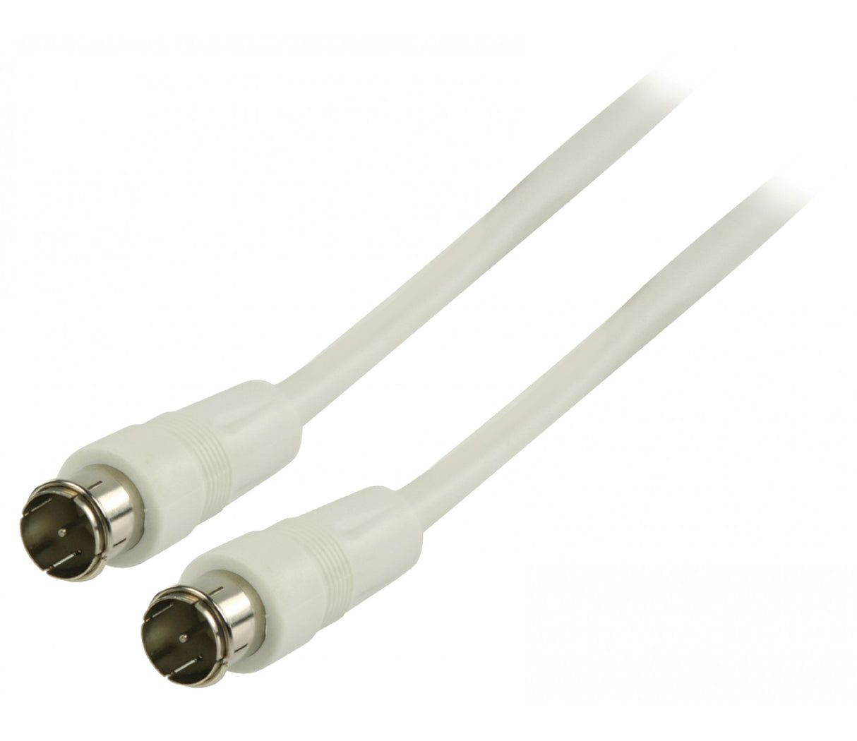 Fast F Male Antenna Cable - 10.0 m in White Cables