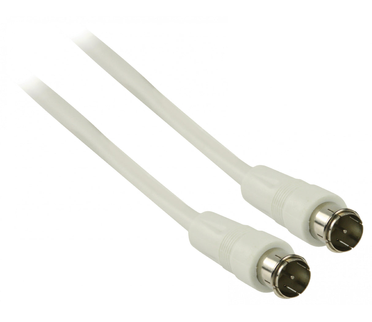 Fast F Male Antenna Cable - 10.0 m in White Cables