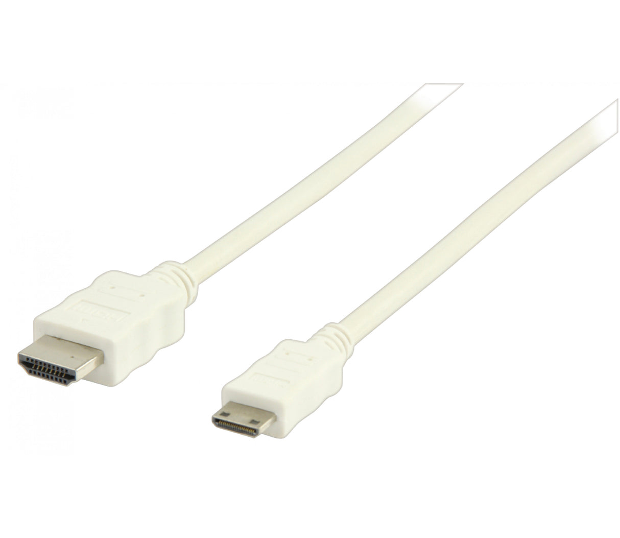 High Speed HDMI Cable with Ethernet Connector - Mini 2.00 m in White Color