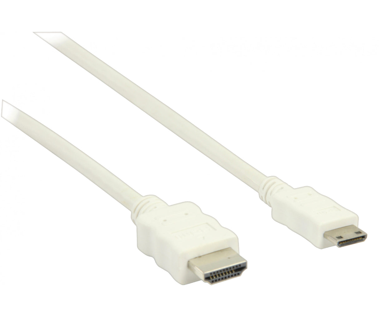 High Speed HDMI Cable with Ethernet Connector - Mini 2.00 m in White Color