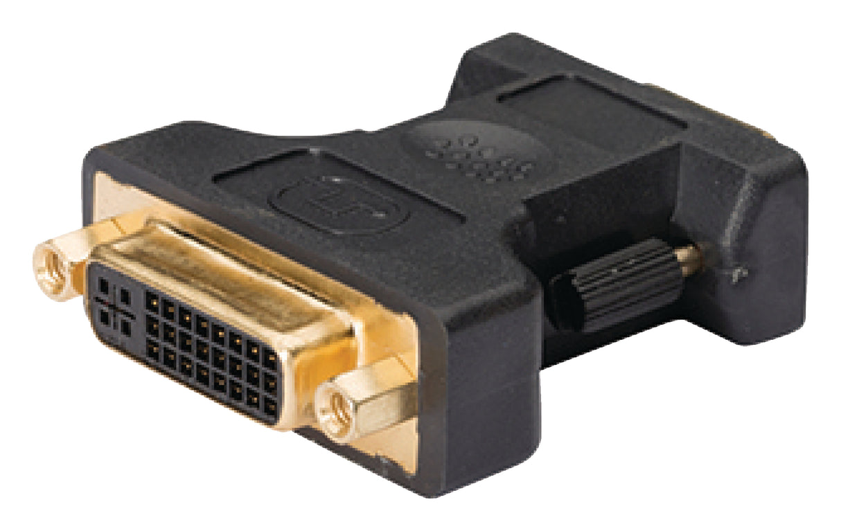Adaptador VGA para DVI Macho para DVI-i Fêmea, 1 unidade, Cinzento *Sem categoria