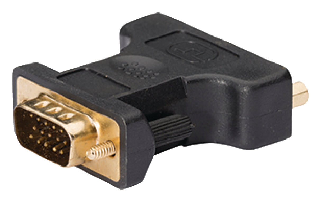 Adaptador VGA para DVI Macho para DVI-i Fêmea, 1 unidade, Cinzento *Sem categoria