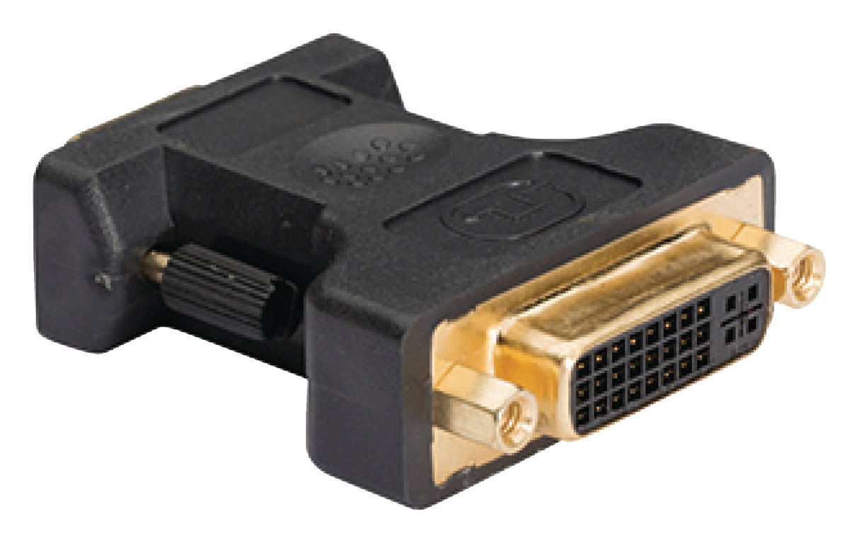 Adaptador VGA para DVI Macho para DVI-i Fêmea, 1 unidade, Cinzento *Sem categoria