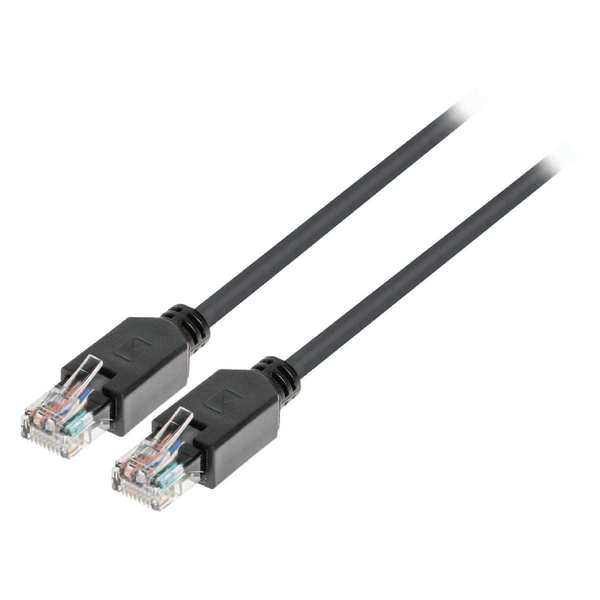 Cabo de rede UTP Cat5e RJ45 macho, 5,00 m, cinzento