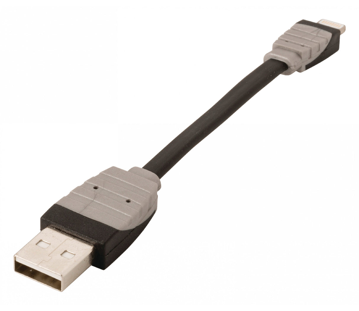 USB Charging and Sync Cable A Male - Lightning 8 Pin 0.10 m in Black Color