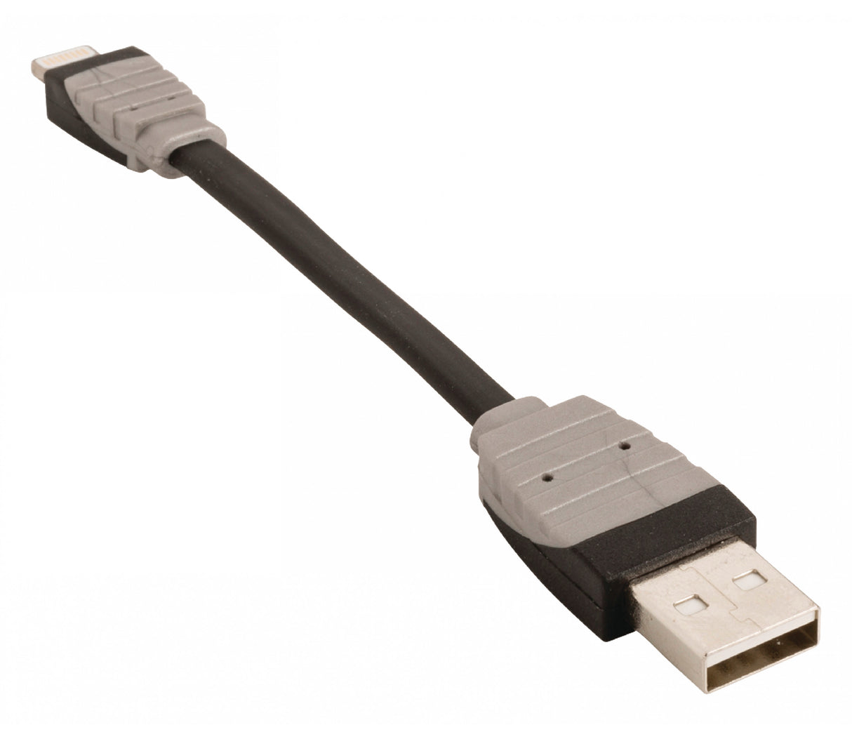 USB Charging and Sync Cable A Male - Lightning 8 Pin 0.10 m in Black Color
