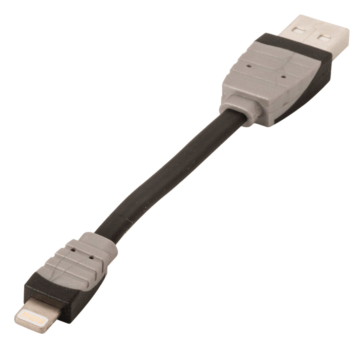 USB Charging and Sync Cable A Male - Lightning 8 Pin 0.10 m in Black Color