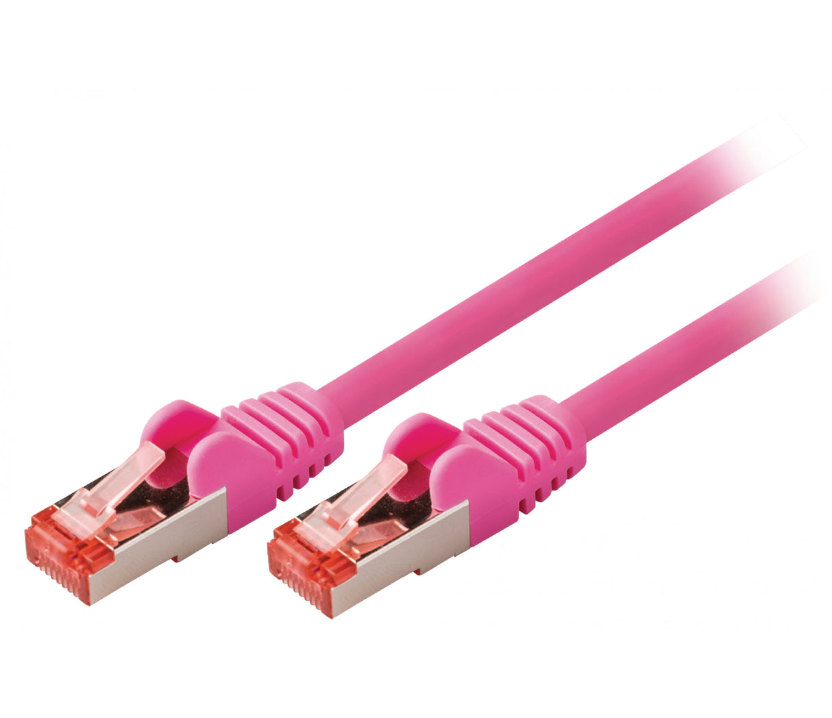 Cabo de rede Cat6 macho SF/FTP de 7,50 m em roxo, categoria 6