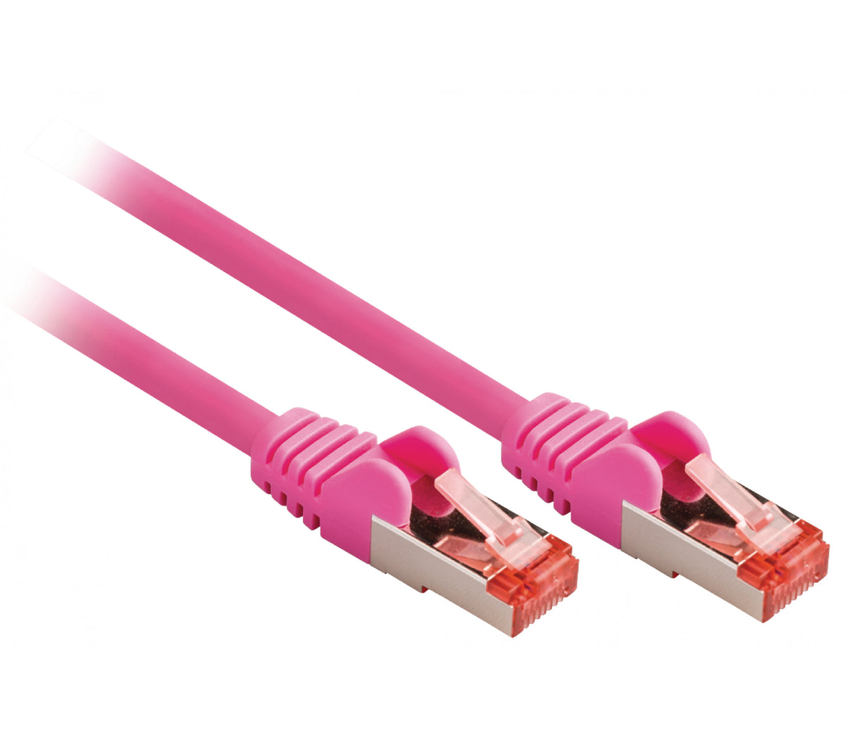 Cabo de rede Cat6 macho SF/FTP de 7,50 m em roxo, categoria 6