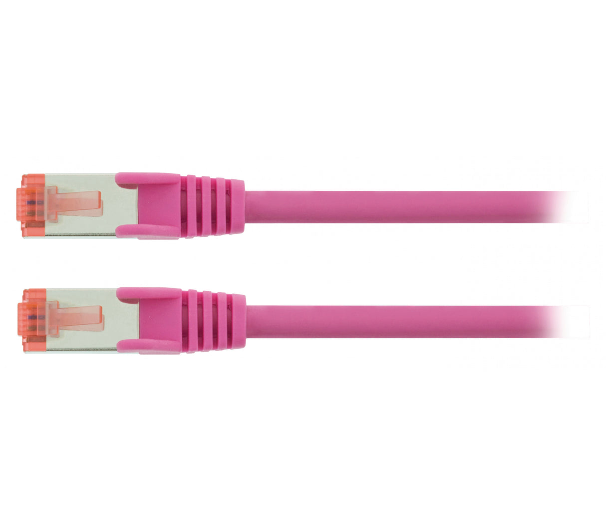 Cabo de rede Cat6 macho SF/FTP de 7,50 m em roxo, categoria 6