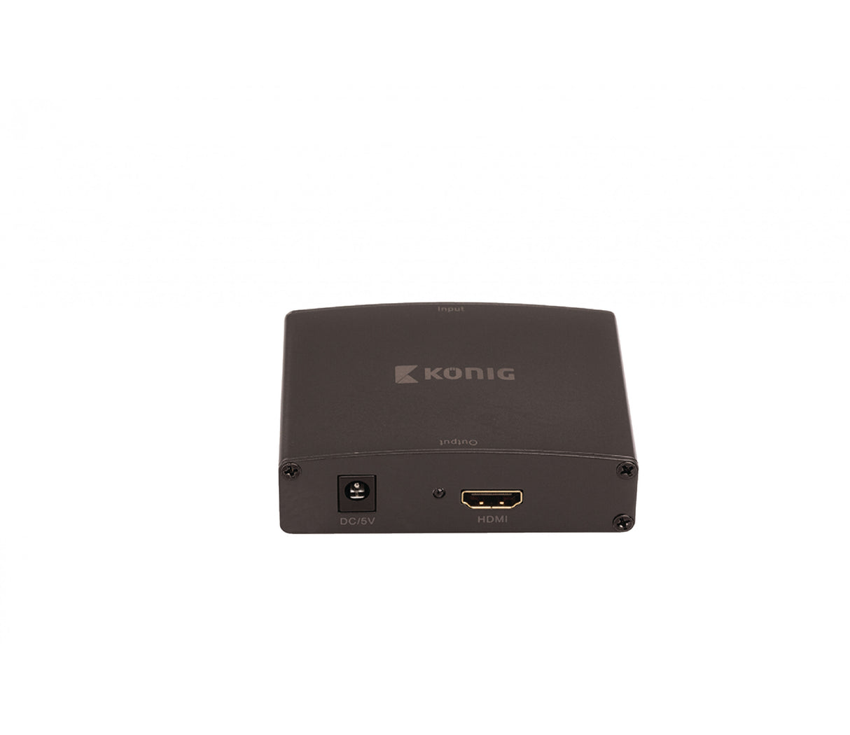 Conversor HDMI para VGA fêmea + Saída de áudio RL para cinzento escuro