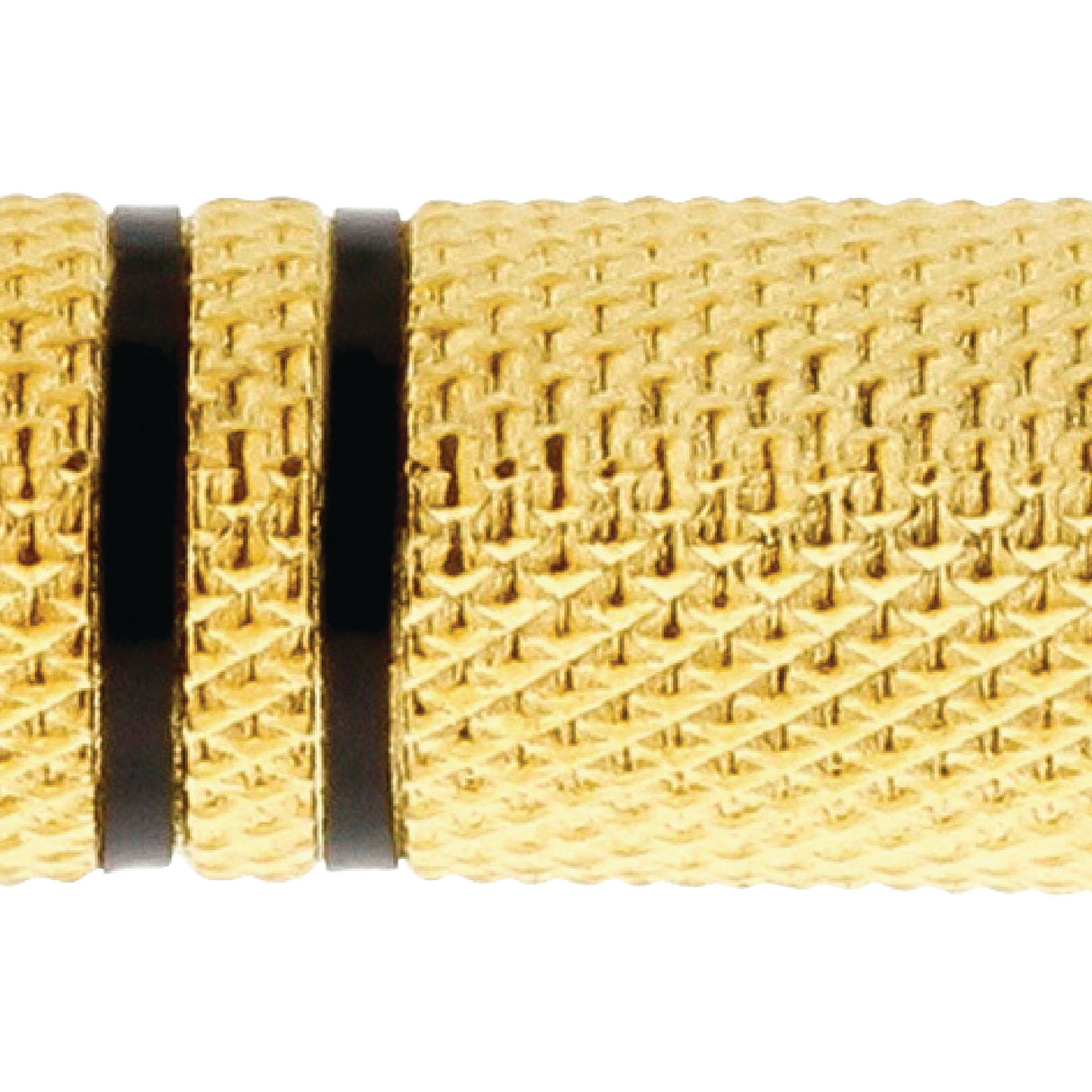 Black RCA Male Connector with Gold Plated Ring, 10 Units