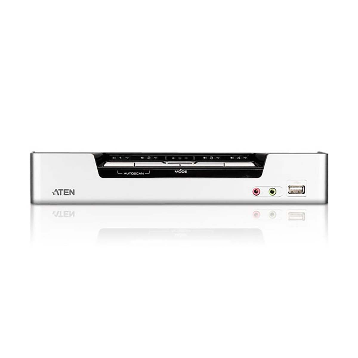 Switch KVM, 4 portas HDMI 1.3 (HDCP) USB
