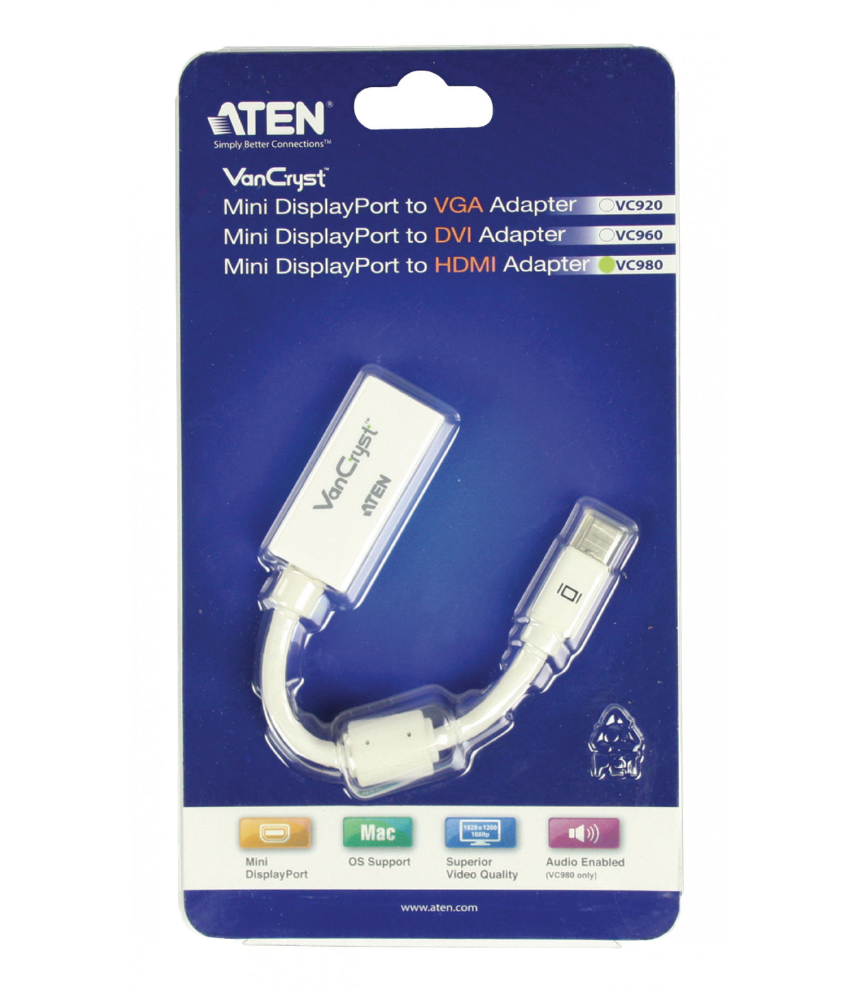 Mini Displayport Cable Male - HDMI Connector 0.15 m White Cables