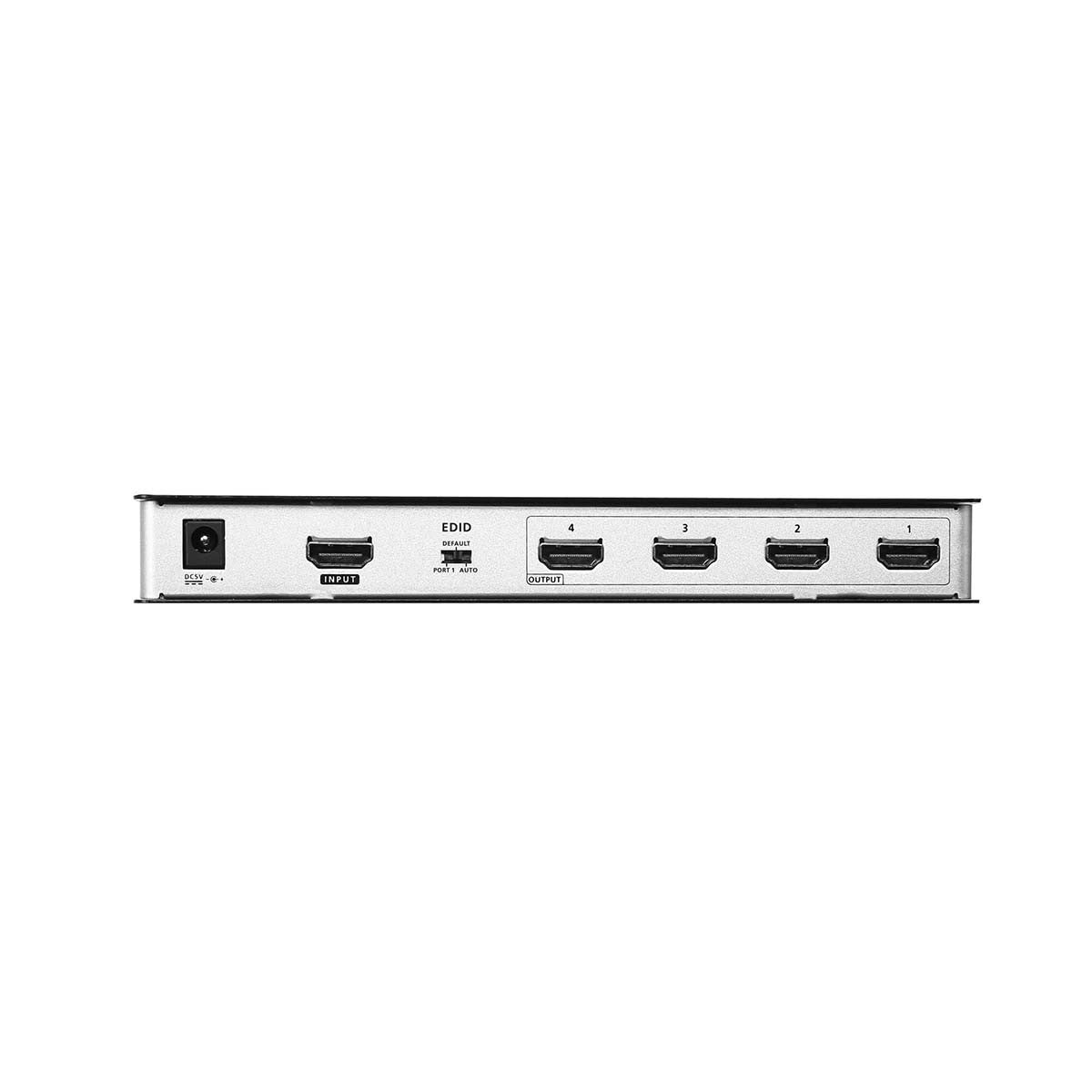 4-port HDMI Splitter Black