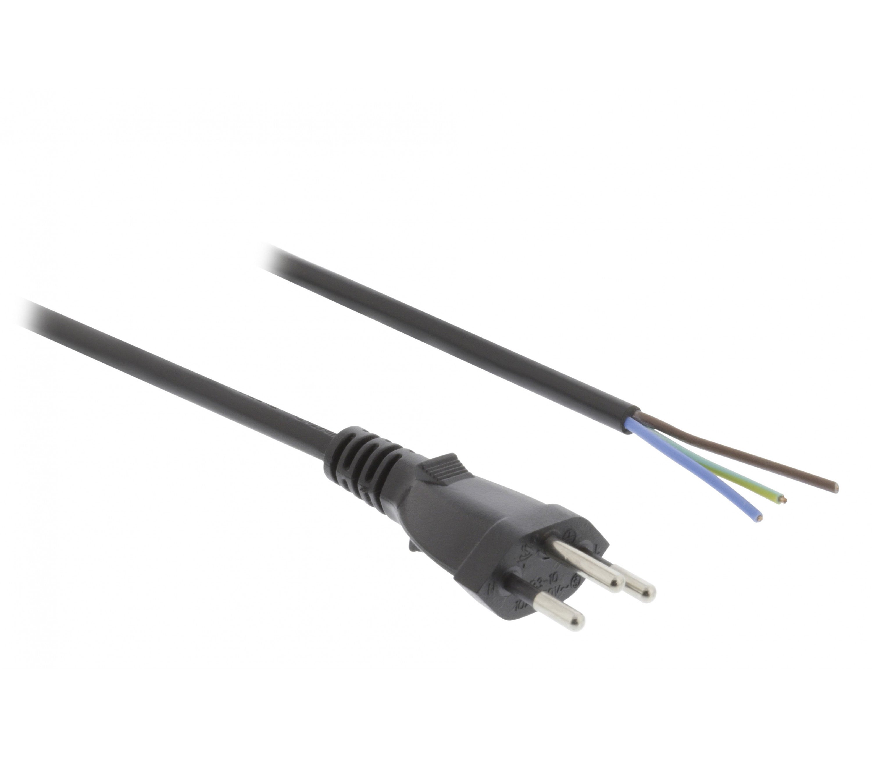 Cable de Alimentación Suizo CH Tipo 12 - 3 m Negro