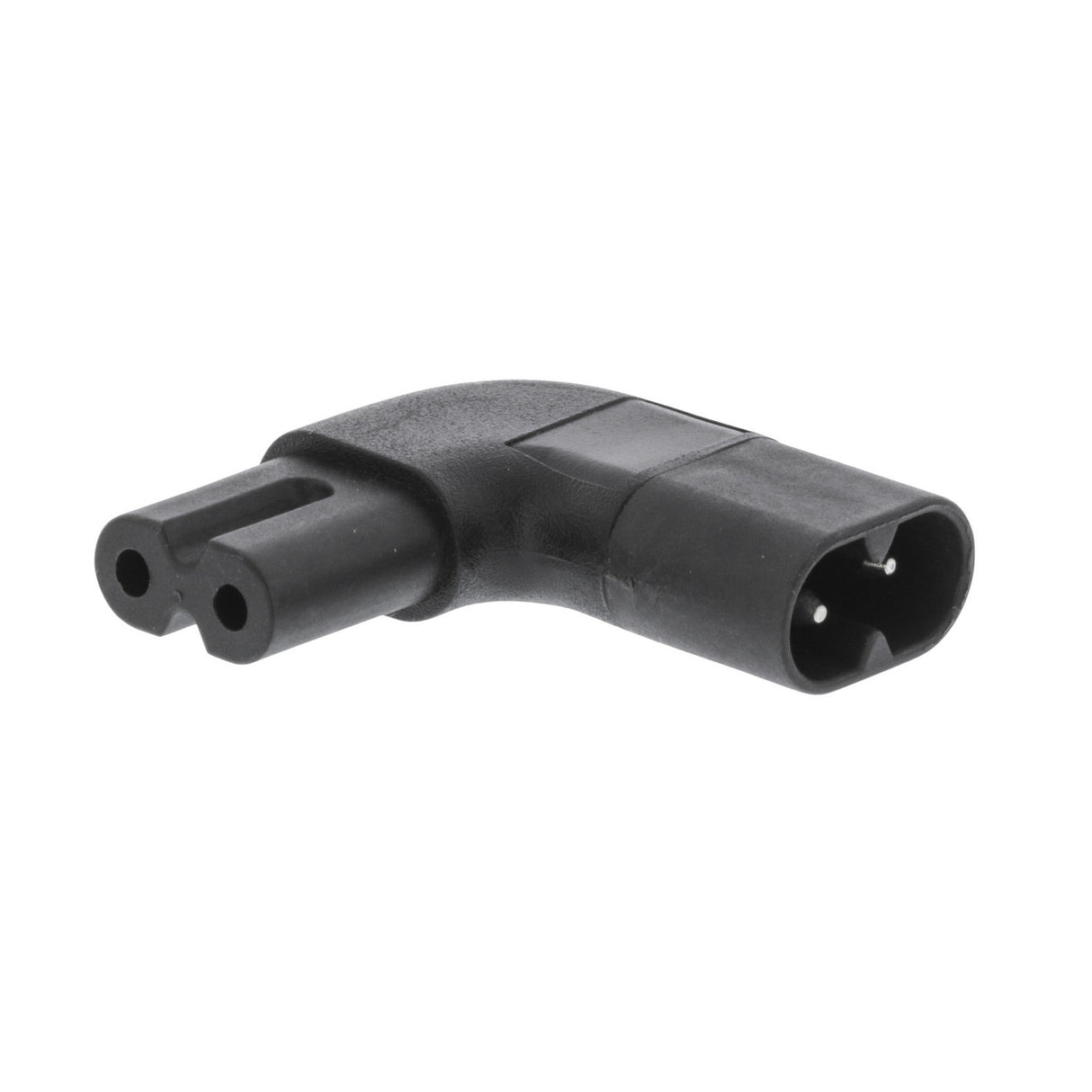 Black Polyvinyl Chloride (PVC) Male Power Connector