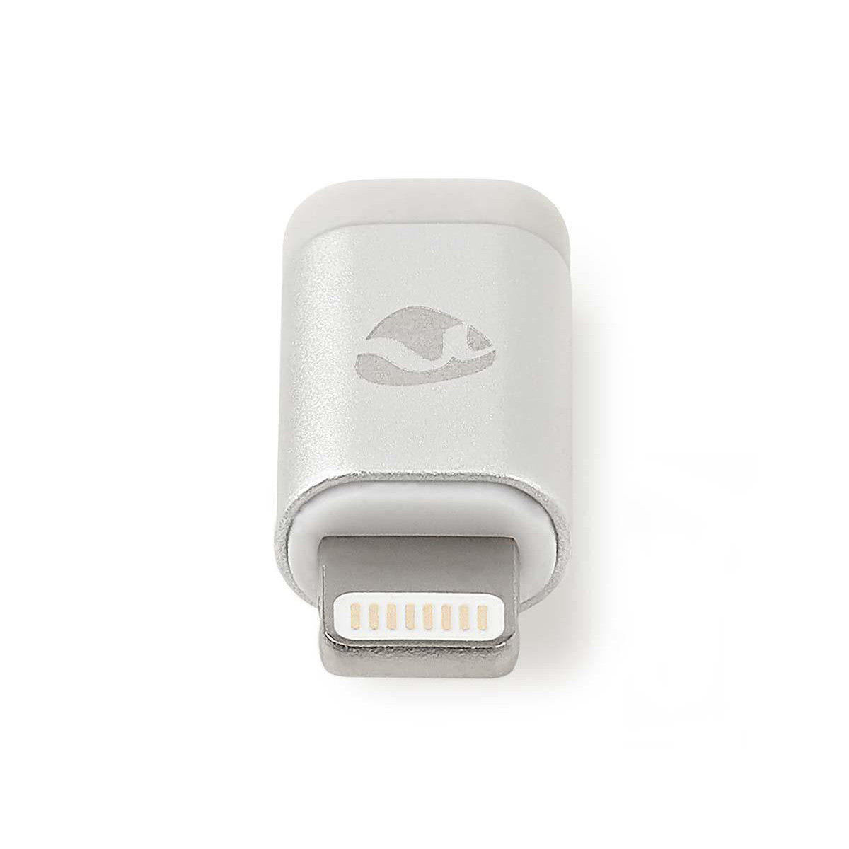 Adaptador de Lightning Apple | Conector 8 Pines Macho - USB Micro B Hembra