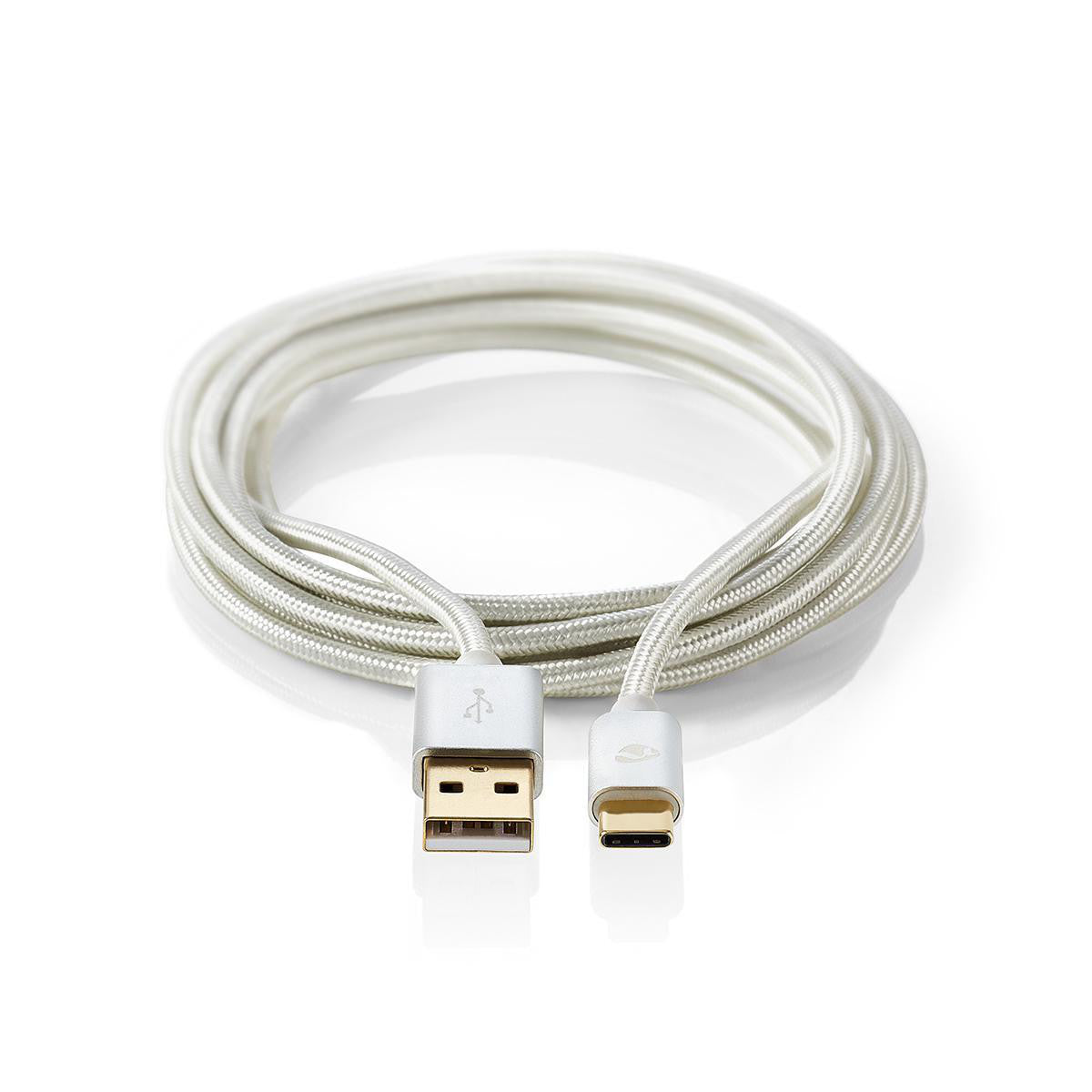 Cabo USB 2.0 | Tipo C Macho - 1,0 m Alumínio