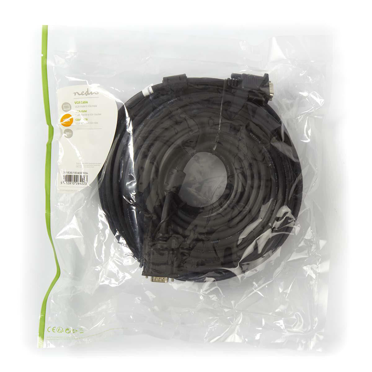 VGA Cable | Male - 30 m Black