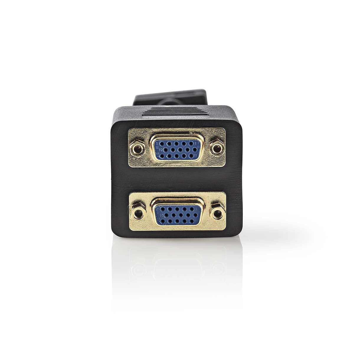 VGA Cable | Male - 2x Female 0.2m Black