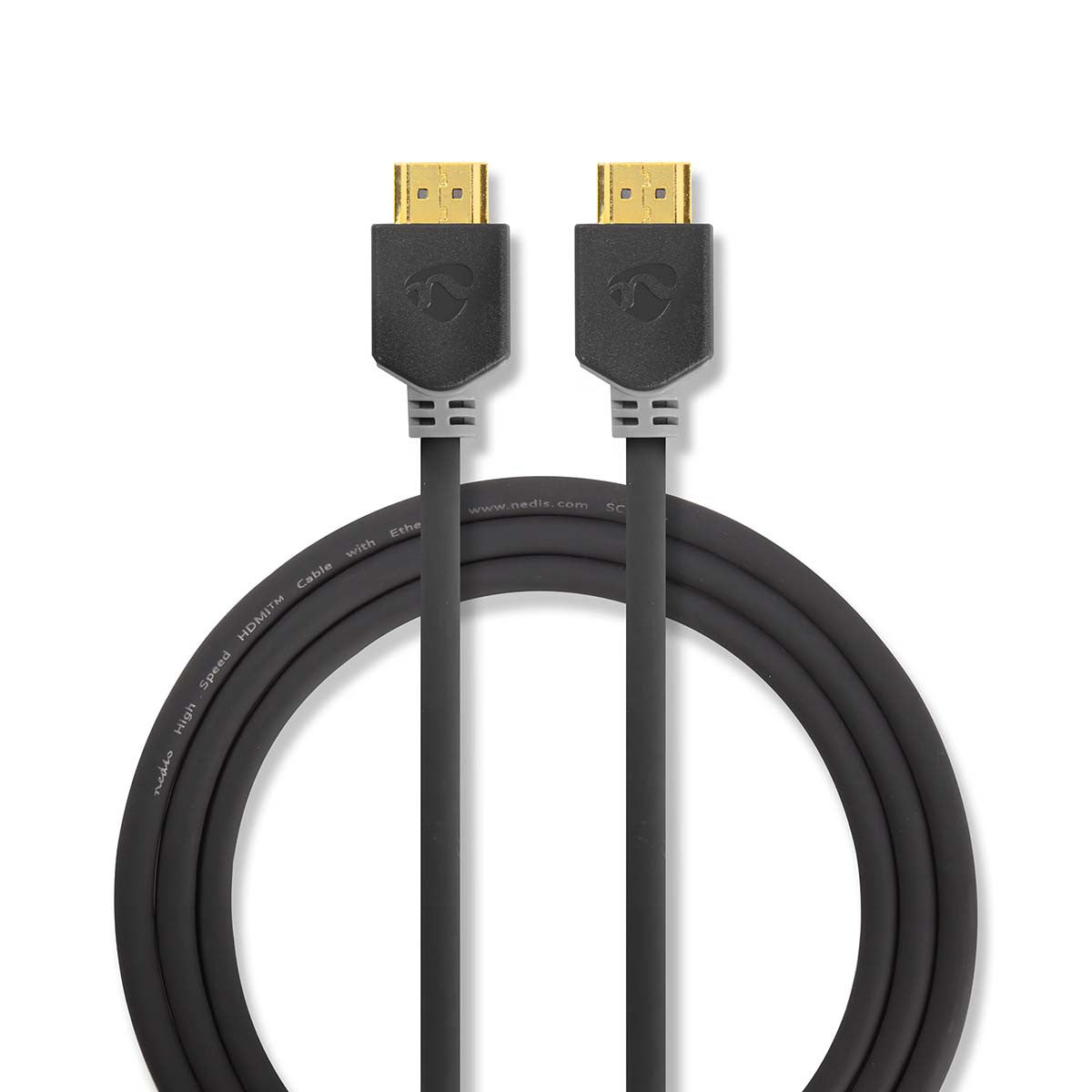 Cable Hdmi de Alta Velocidad con Ethernet | Conector - 1,0 m Antracita