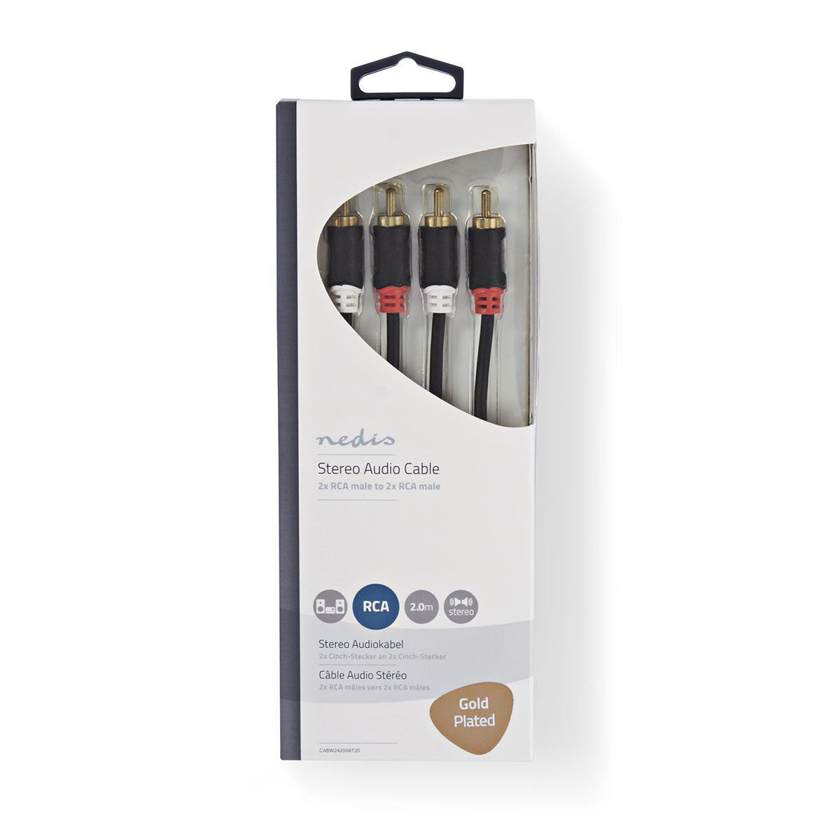 Cable de Audio Estéreo | 2x RCA Macho