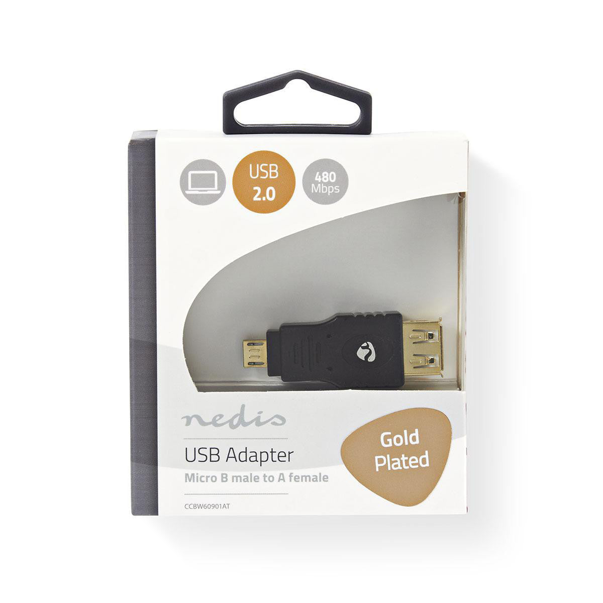Adaptador USB 2.0 | Micro B Macho para A Fêmea