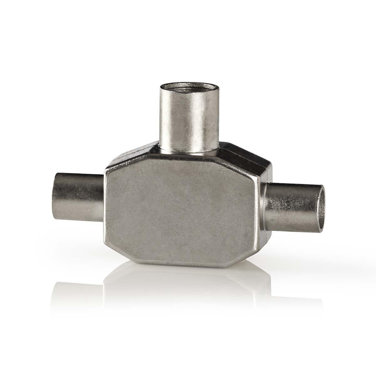 Adaptador coaxial | 2x IEC (coaxial) macho - fêmea