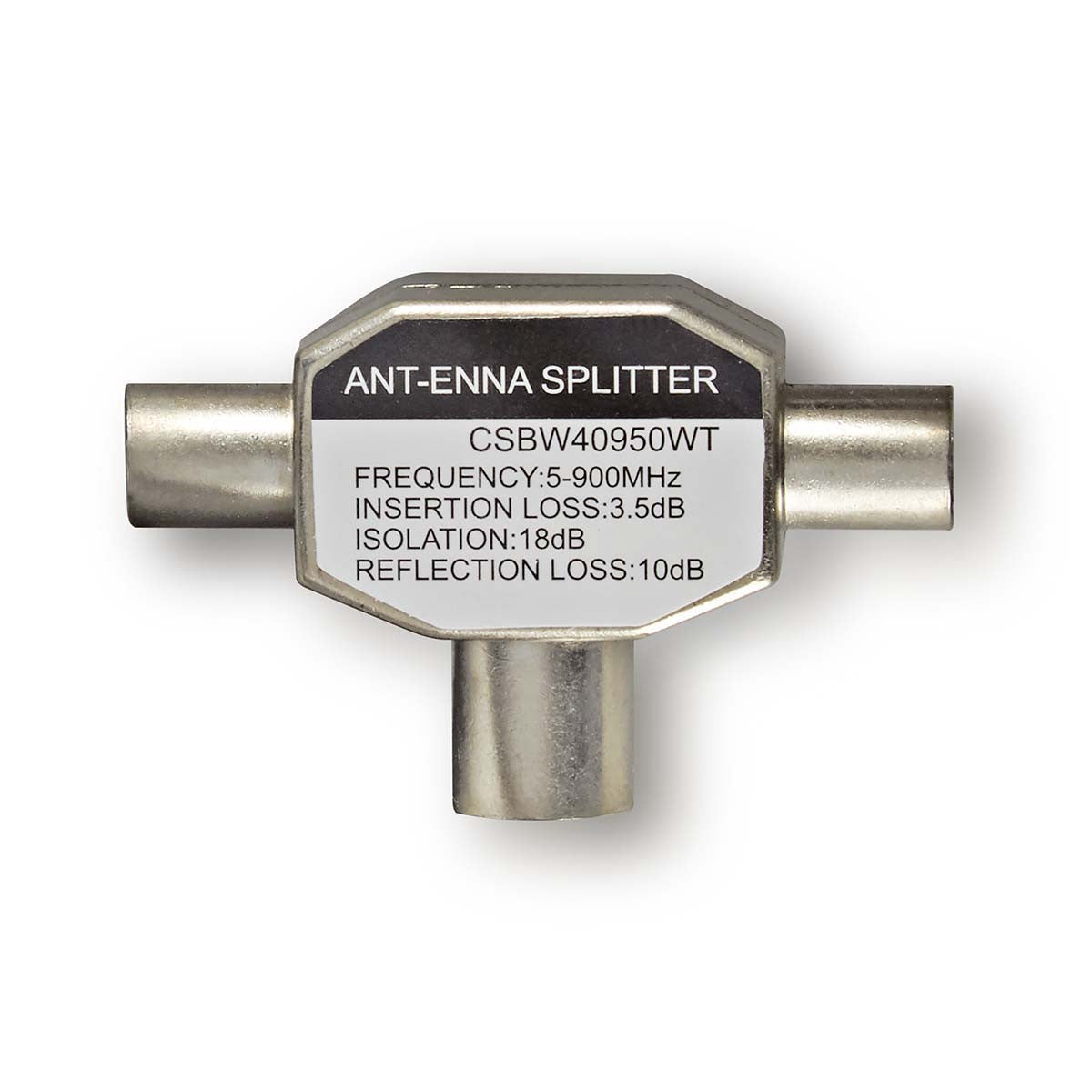 Adaptador coaxial | 2x IEC (coaxial) macho - fêmea