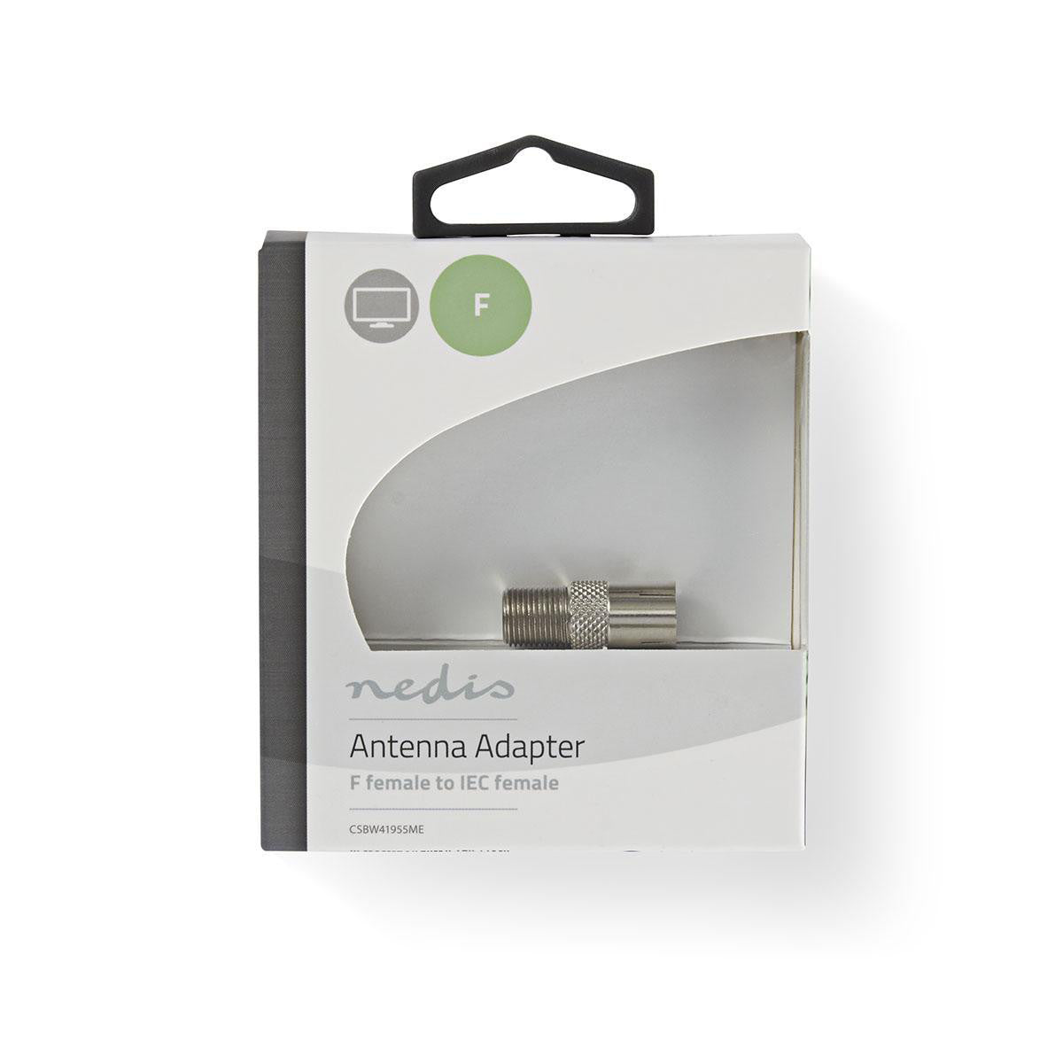 Satellite and Antenna Adapter | F Female - IEC (Coaxial) tv