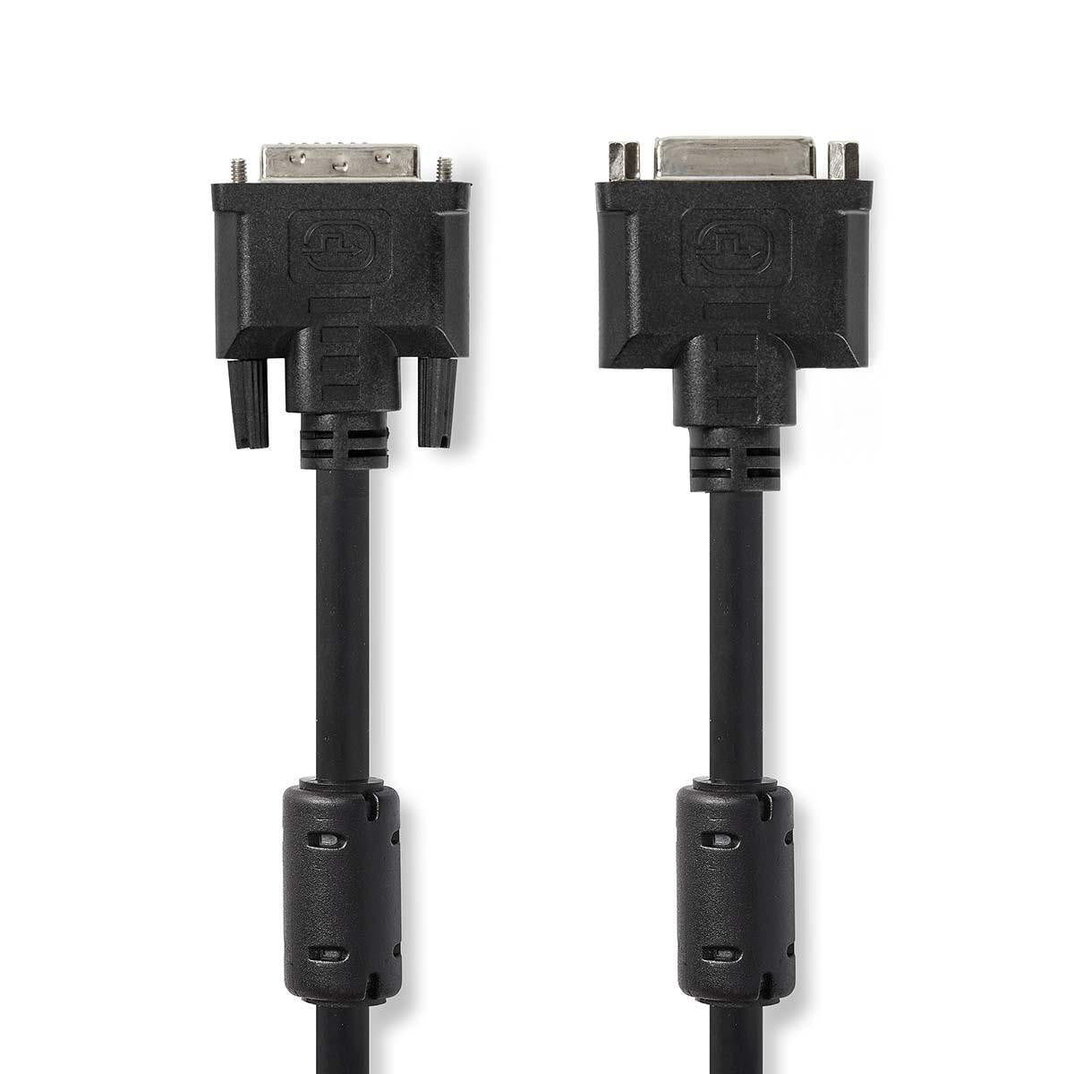 DVI Cable | DVI-i 24+5 Pin Male - Female 2.0m Black