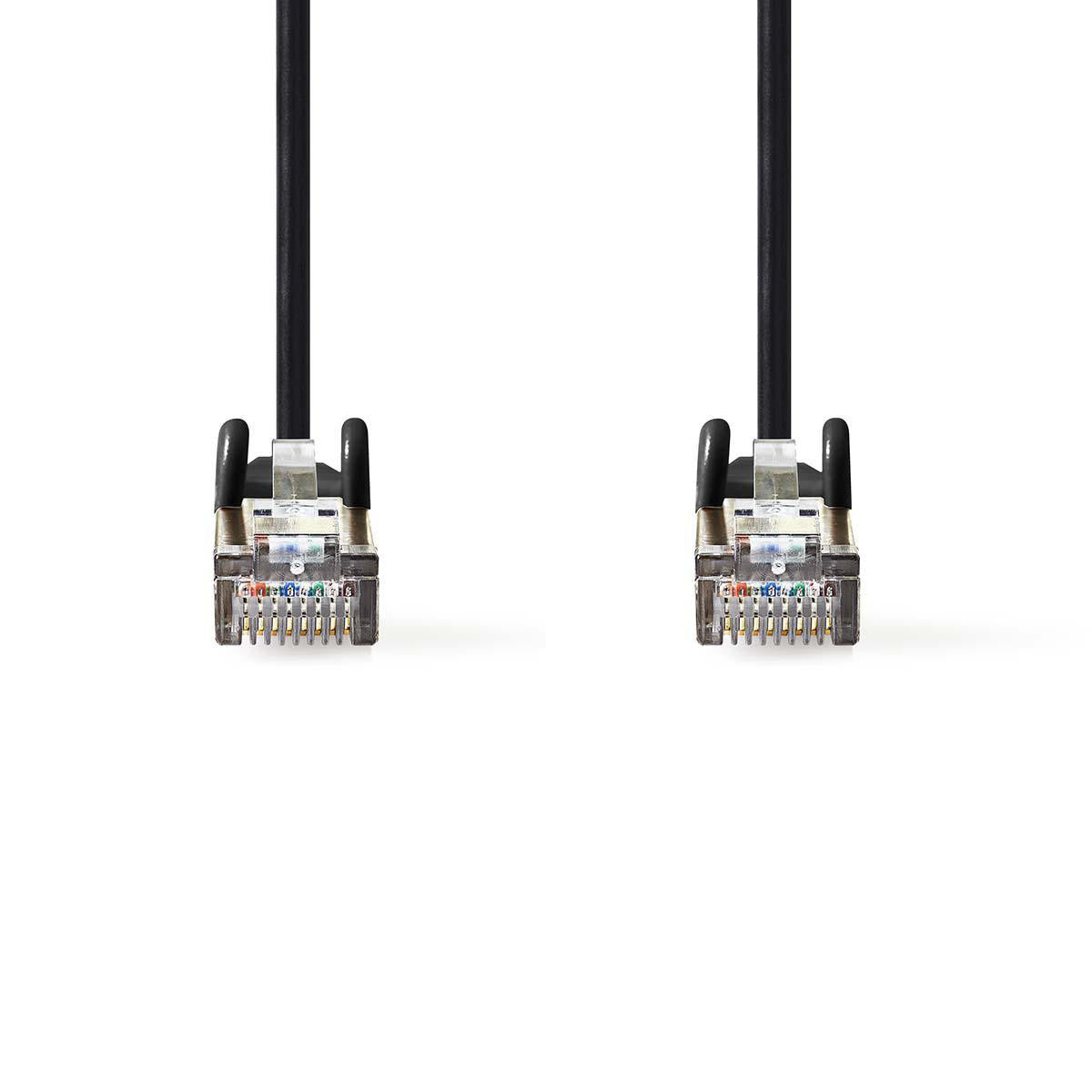 Cabo de rede Cat5e SF/UTP | RJ45 macho - 15 m preto