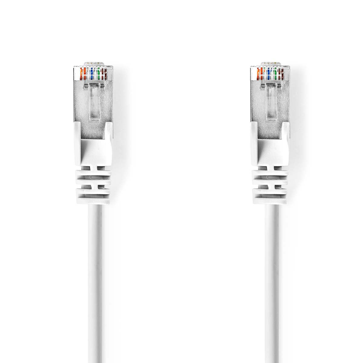 Cat 5e Cable | Sf/utp Rj45 (8p8c) Male 0.50 m Round PVC White