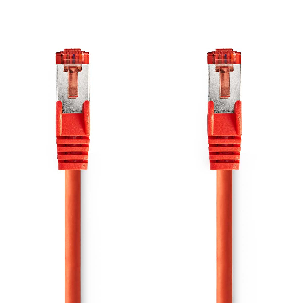 Cable de Red Cat6 S/ftp | Rj45 Macho - 15 m Rojo