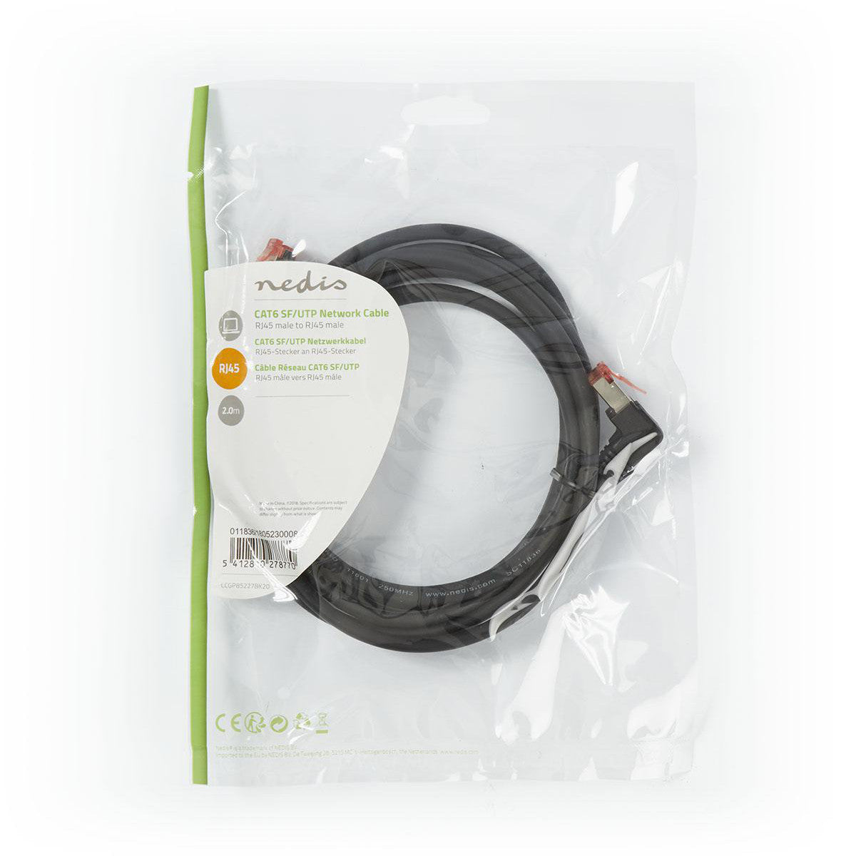 Cat6 Sf/utp Network Cable | Rj45 Male - 2.0 m Black