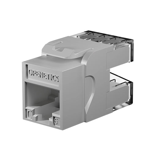 Conector RJ45 UTP fêmea CAT 6 Slim 180