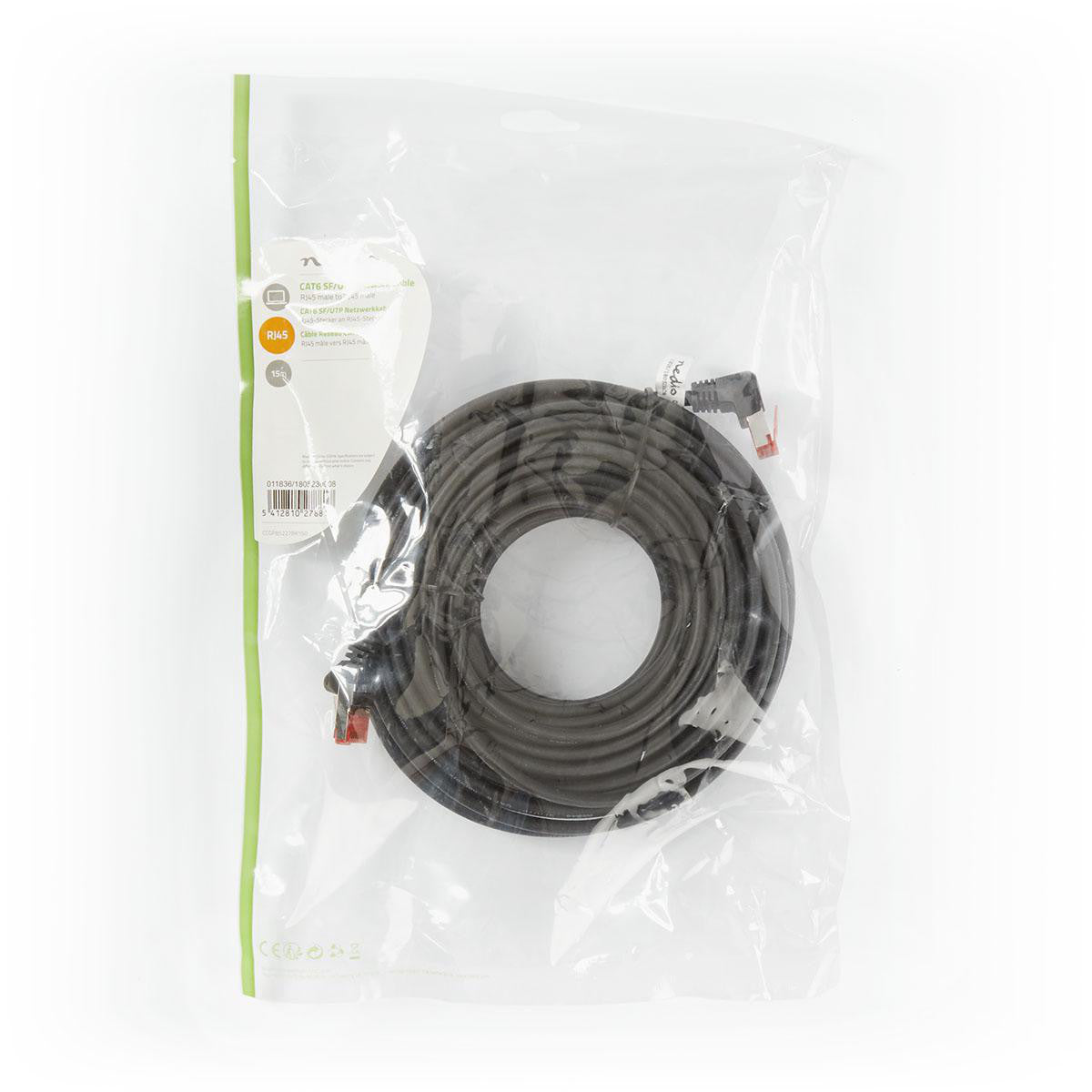 Cat6 Sf/utp Network Cable | Rj45 Male - 15 m Black