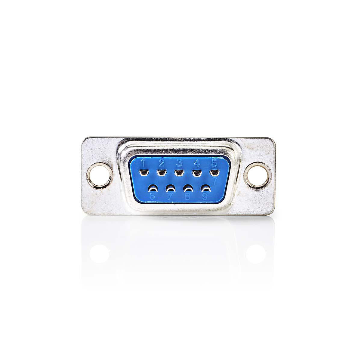 D-sub Chassis Mount Bracket | 9 Pin Female Metal