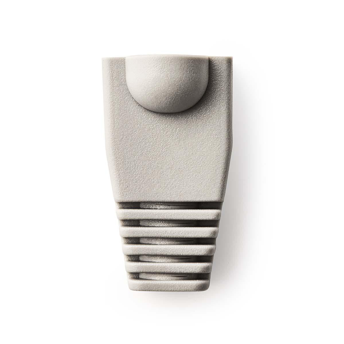 Protective Strain Relief Sleeve | For RJ45 Network Connectors - 10 Units Gray