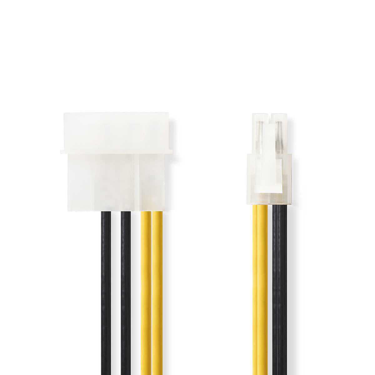 Internal Power Cable | P4 Male - Molex 0.15 m