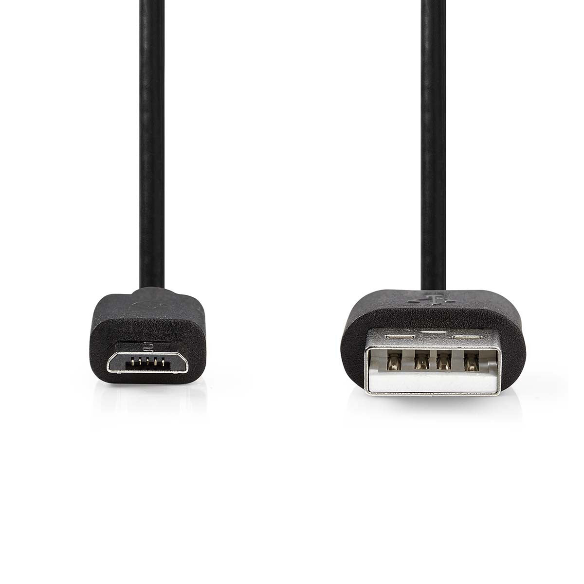 Cabo USB 2.0 | Macho A - Micro B 5,0 m Preto