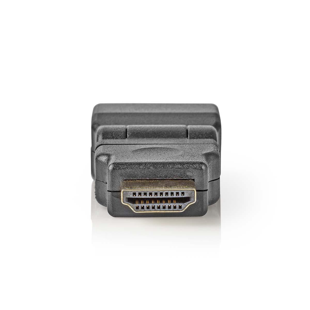 HDMI Adapter | Connector - Female Rotating Black
