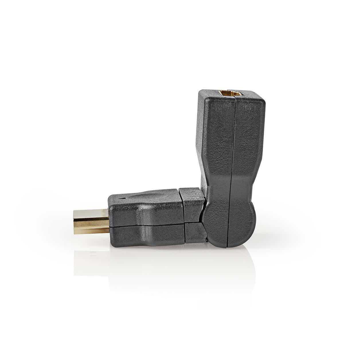 HDMI Adapter | Connector - Female Rotating Black