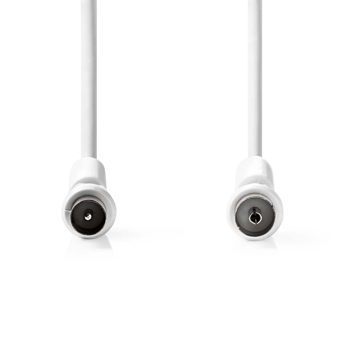 120dB Coaxial Cable | IEC (Coaxial) Male - Female 2.0m White